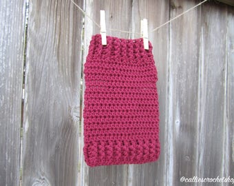 Dog Sweater/Dog Jacket/Crochet Sweater/Dog Accessories/Dog Clothes/Red Dog Sweater/Purple Dog Sweater