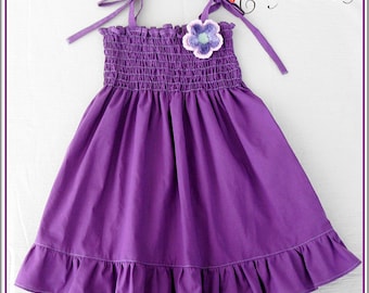 Purple dress for girls - Girls purple dress - Spring dress - Easter dress - Purple baby dress - purple dress for baby - birthday dress