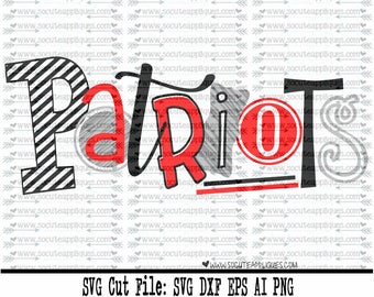 Patriots SVG, Cut file, Cheer svg, School spirit, socuteappliques, SvG Sayings, football svg, football sister svg, football mom svg