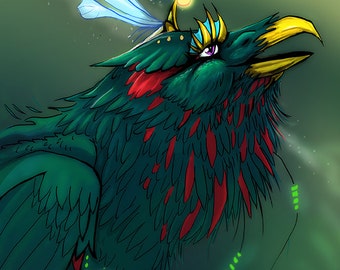 Story from your spirit animal guide and portrait - with Meditation