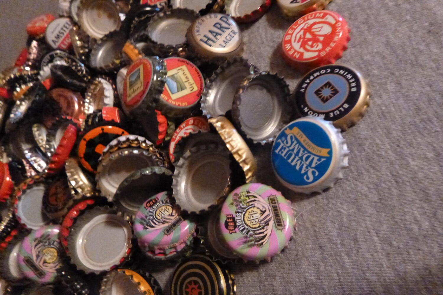 Craft Jewelry Supplies Projects Beer Bottle Cap 1 lb Mixed Lot
