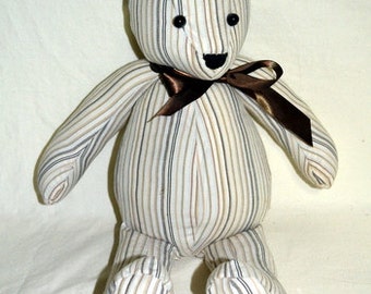 Remembrance Bear, Keepsake Bear, Memory Bear, Memorial Bear, Stuffed Animal, Teddy Bear