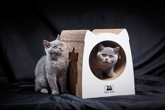  Eco  friendly  Cat  House Scratcher SUBWAY off corrugated