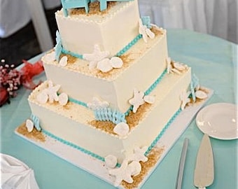 Beach Wedding Cake Topper - 2 Mini Adirondack Chairs in 6 colors - Adirondack Cake Topper - destination wedding, beach wedding decor