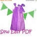 50% OFF SALE Toddler Dress pattern, color block sewing pattern, princess dress sewing pattern, pdf sewing patterns, girls sewing pattern, ne