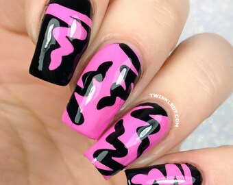 Scribble Nail Vinyls