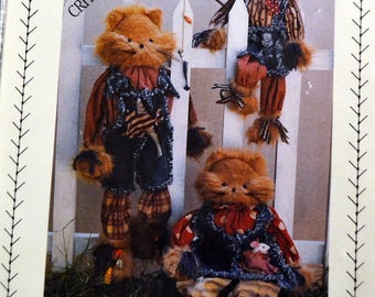 Huckleberry Cat Soft Sculpture doll pattern
