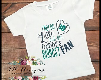 I May be Little but I'm Daddys Biggest Fan T-Shirt