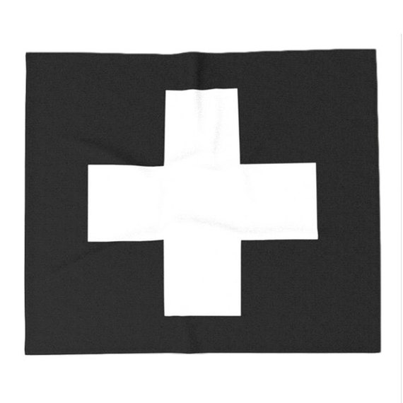 Swiss Cross Blanket Decorative Throw Blankets Modern
