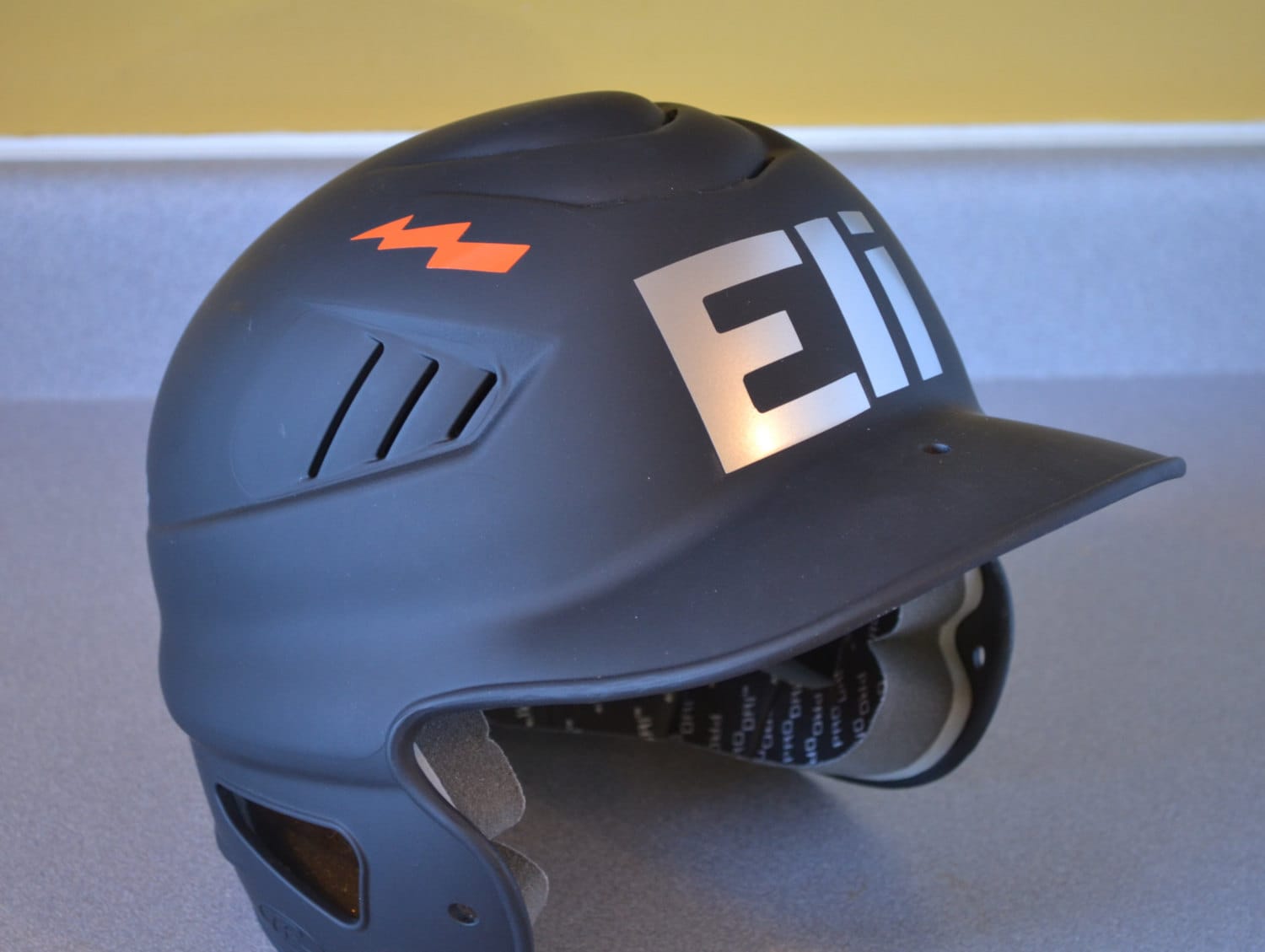 Personalized Baseball Helmet Decal