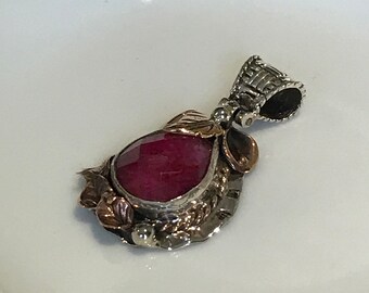 Single Drop Gemstone Pendant