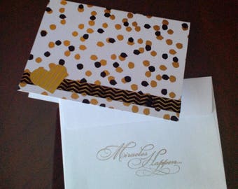 Elegant Embellished Greeting Card set of 6 -- Item 2018-71