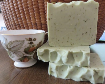 Green Tea Soap, All Natural Soap, Handmade Soap, Bath Soap, Hand Soap, Homemade Soap, Handcrafted Soap, New Hampshire Soap, Gifts For Her