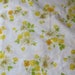 Two Matching Vintage Pequot Muslin Yellow Floral Pillowcases