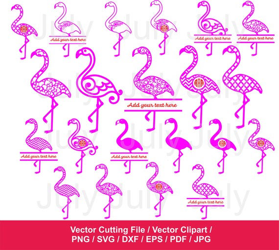 Download 70 % OFF Flamingo SVG Cut Files Flamingo Monogram SVG