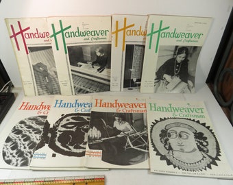 Handweaver and Craftsman Magazine Individual Issue Your Choice 1950 thru 1975