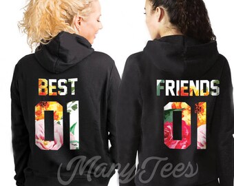Best friends hoodies best friends sweaters best friends pullovers best friends sweatshirts bff gifts bff hoodies bff outfits sisters hoodies