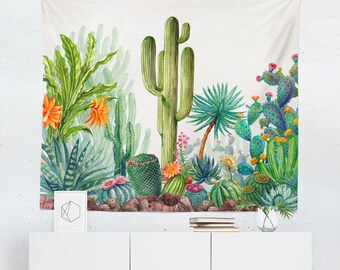 Cactus Tapestry | Cactus Wall Tapestry | Cactus Wall Décor | Cactus Gift | Cactus Wall Art | Cactus Art | Cactus Décor