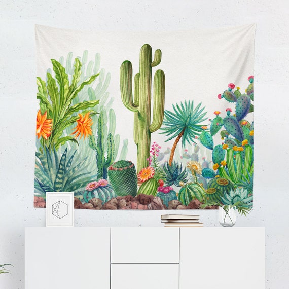  Cactus  Tapestry Cactus  Wall  Tapestry Cactus  Wall  D cor