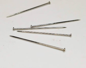Dressmaker Pins Size 17, 1 1/16 Inch, 27 MM, #11726, Nickel Plated Steel, General Purpose Sewing Pins, For Medium Weight Fabrics