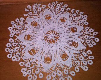 crochet doily white doily table topper 100% Cotton white lace table centerpiece table decoration home decor doily table topper