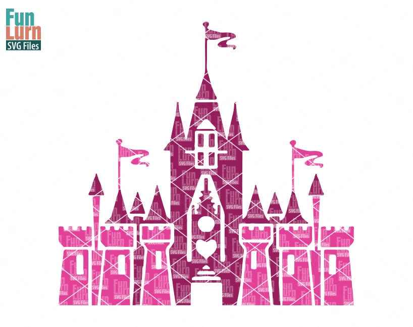 Download Castle Pink Flags fortress svg knight flags kingdom