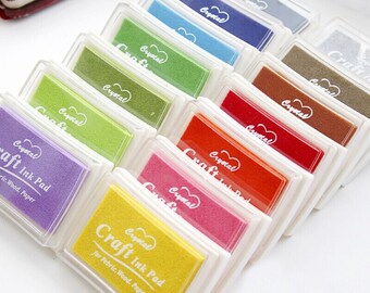 1 pc Ink Pad, Colorful Ink Pad, Rainbow Ink Pad