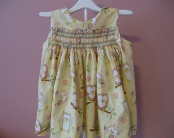 Hand Smocked Sundress-12mths