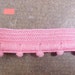 3/8"Pink Salmon Plush Puff Ball POM POM Elastic 5 yds