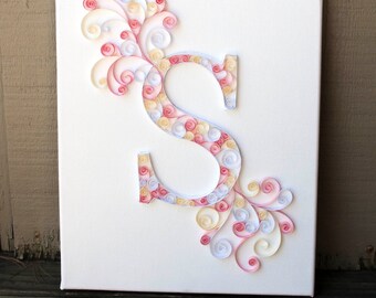 Paper Quilled Letter 11x14