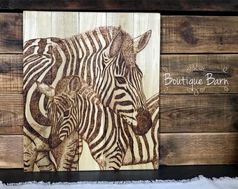 Zebra/Nursery/Nursery Art/Baby Shower/Nursery Wall Art/Nursery Decor/Wood Sign/Wall Decor/Baby Gift/Handmade/Gift For Mom/Baby/Mothers Day