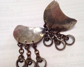Marjorie Baer of San Francisco Earrings Modern Industrial Mixed Metals