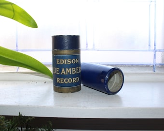 Antique Edison Cylinder Record 2953 There's A Quaker Down In Quaker Town