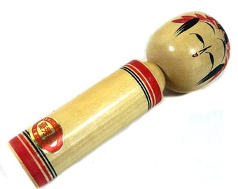 Vintage Japanese Wooden Kokeshi Doll