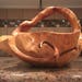 Burl Root Wood Yarn Bowl/Basket ~ From The SHAN MU Tree - Approximately 10.5" - 12" In Diameter x 4.5 " In Height