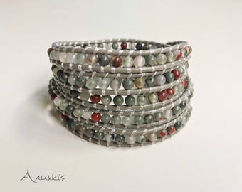 Anuka bracelet in Dragon blood Jasper