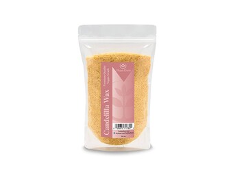 Premium Candelilla Wax (Vegan Wax) 100% Natural and Pure Wax Flakes