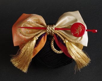 Ribbon Kanzashi(簪) Japanese Hair Accessories Nostalgic Japanese style Ribbon Kanzashi is an elegant accent!