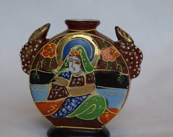 Miniature Satsuma Bud Vase