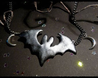 Bat-Moon - necklace