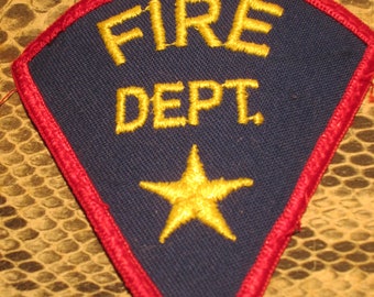 FIRE DEPT. Patch