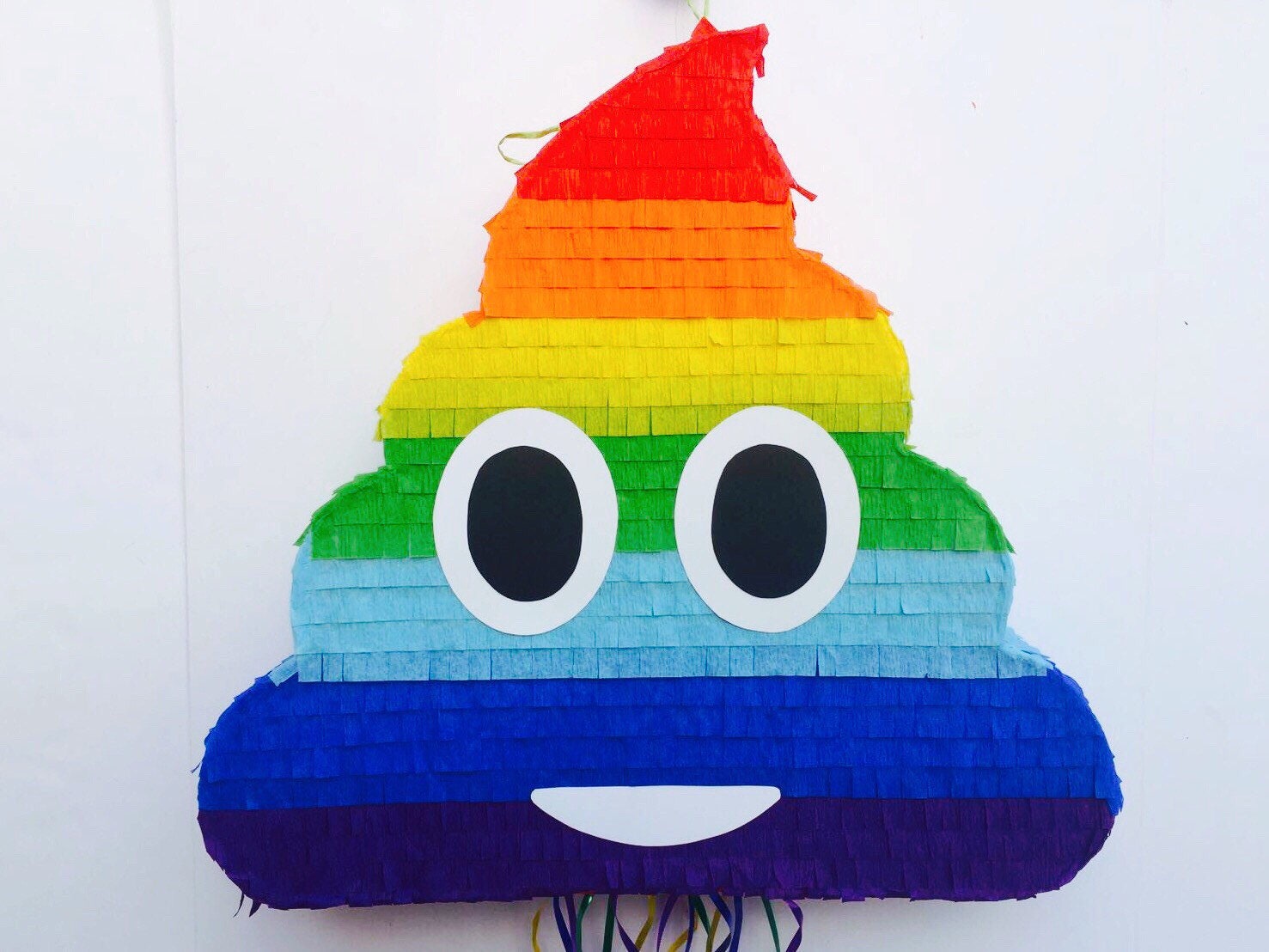 EMOJI POOP Rainbow PINATA Poop Emoticon party whatssap emoji