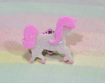 Dreamy Unicorn Ring, Fairy Kei Ring, Pop Kei Ring, Magical Girl Ring, Decora Ring, Glitter Ring, Sweet Lolita Ring, Kawaii Ring