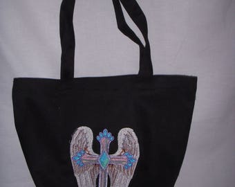 Black Canvas Tote