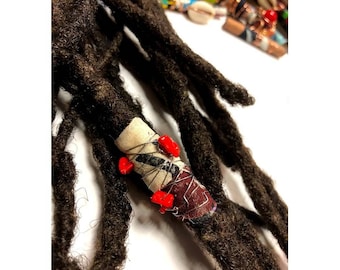Fabric Bead Loc Jewelry Dreadlock #2