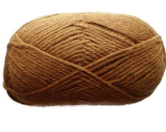 SALE Organic Cotton Yarn - Brass Gold - Worsted Weight - Eco Yarn - Veganic Yarn - Organic Textiles - Soft Baby Yarn - Hypoallergenic Yarn