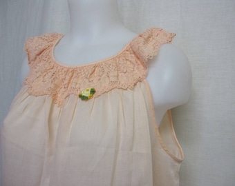 Long Cotton Nightgown Summer Nightgown Old Fashioned Medium