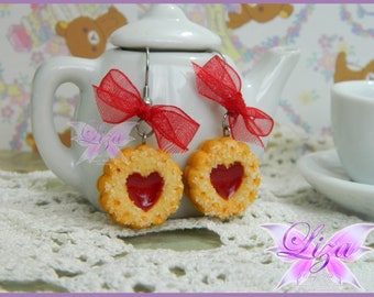 Cookie Earrings / Kawaii Earrings / Miniature Food