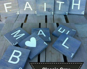 Scrabble Tile wall decor 3.5" Medium