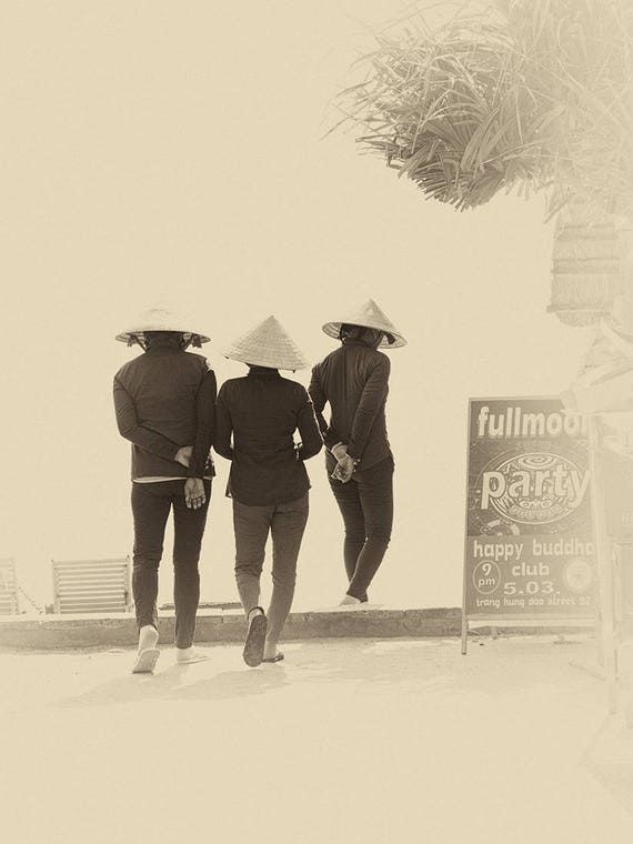VIETNAM STORIES 15. Vietnam Print, Sepia Tone, Travel Photography, Street Photography, Limited Edition, Photographic Print